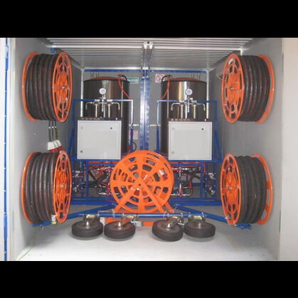 МСС-500-2 (ХЛ-1) Установка масло-сборочная станция общестанционная передвижная 